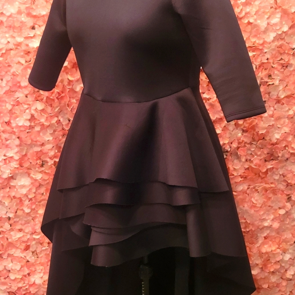 Hi-low Scuba Dress - Picture 3 of 4